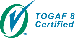 Logo Certificação TOGAF 8